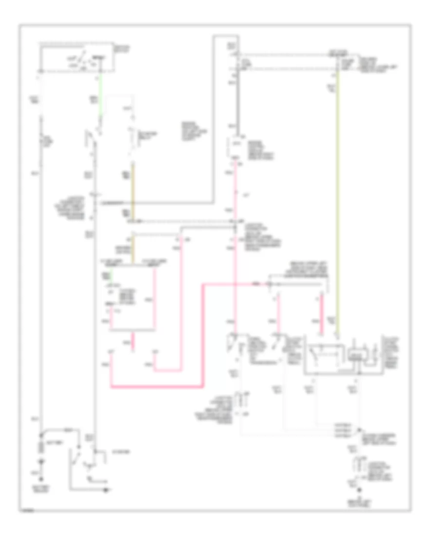 3.4L, Starting Wiring Diagram, AccessStandard Cab for Toyota Tundra 2004