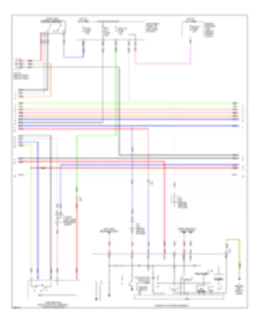 3.5L, Transmission Wiring Diagram (2 of 3) for Toyota Camry LE 2014