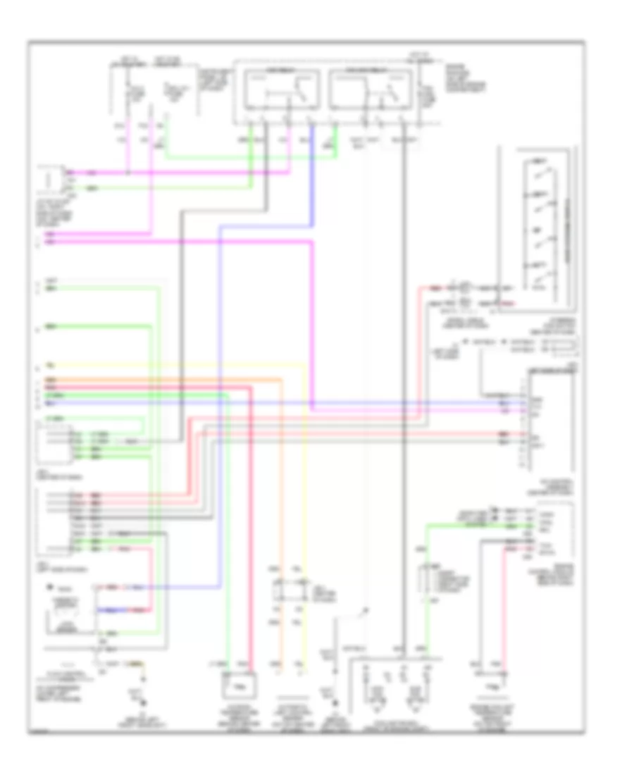 3 5L Automatic A C Wiring Diagram Except Hybrid 2 of 2 for Toyota Camry Hybrid 2007