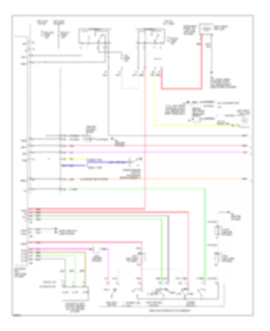 Headlights Wiring Diagram Except Hybrid 1 of 2 for Toyota Camry Hybrid 2007