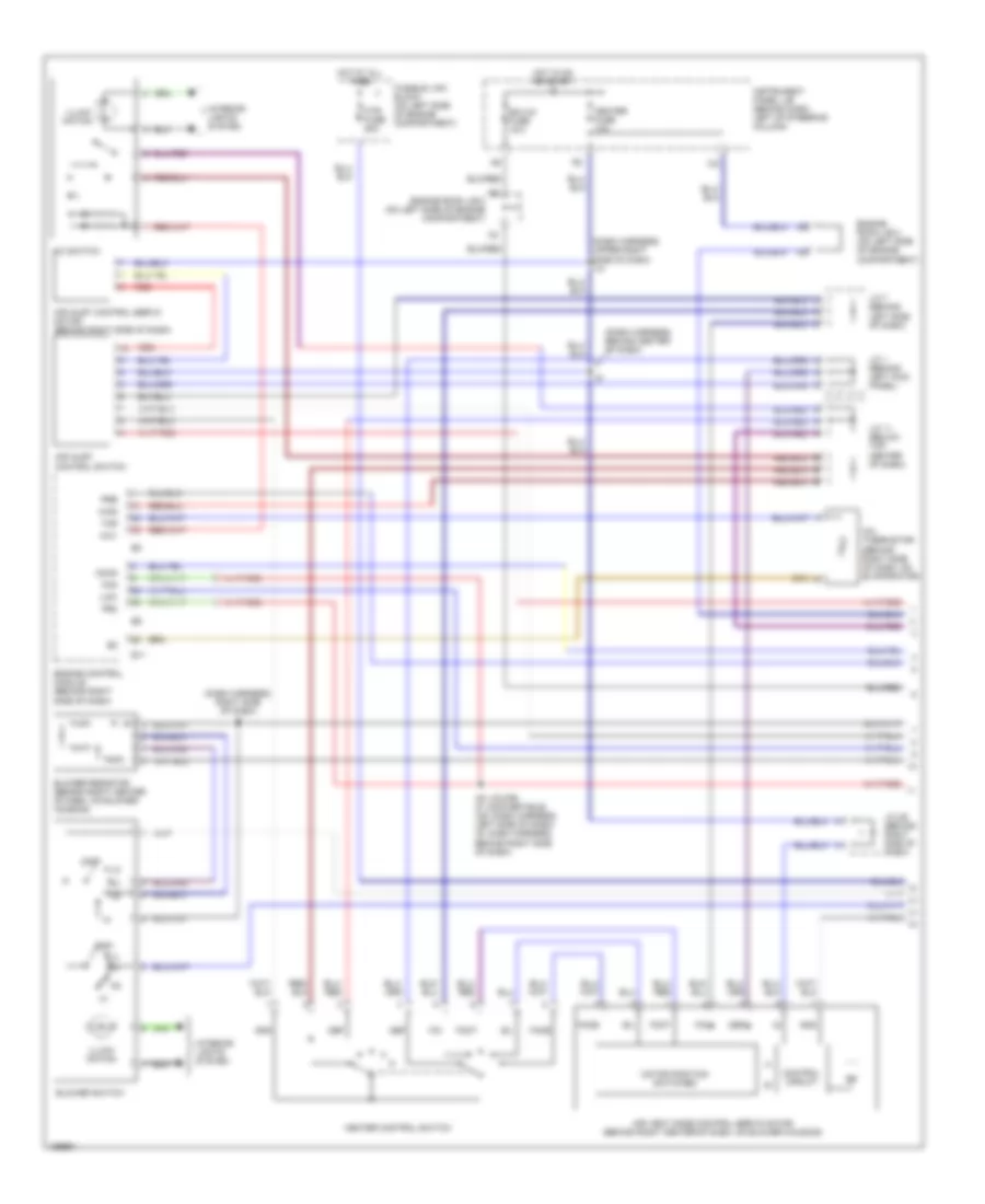 2.4L, Manual AC Wiring Diagram (1 of 2) for Toyota Camry Solara SE 2002