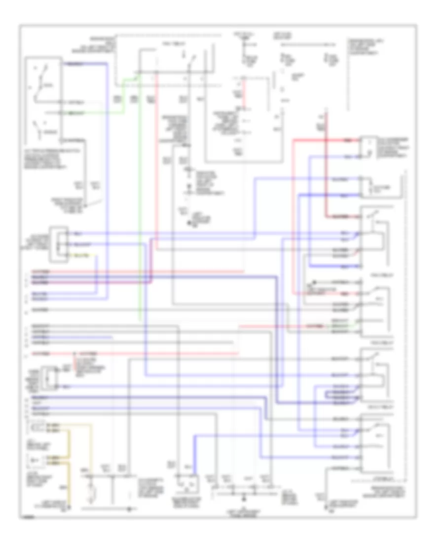 2.4L, Manual AC Wiring Diagram (2 of 2) for Toyota Camry Solara SE 2002