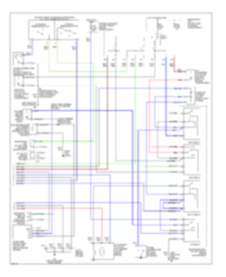 Automatic AC Wiring Diagram (2 of 2) for Toyota Camry Solara SE 2002