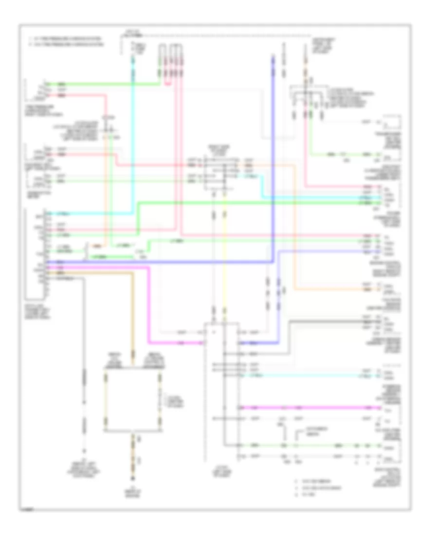 Computer Data Lines Wiring Diagram for Toyota Yaris 2011