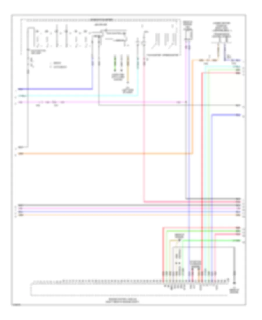 1.5L, Engine Performance Wiring Diagram (2 of 4) for Toyota Yaris 2011