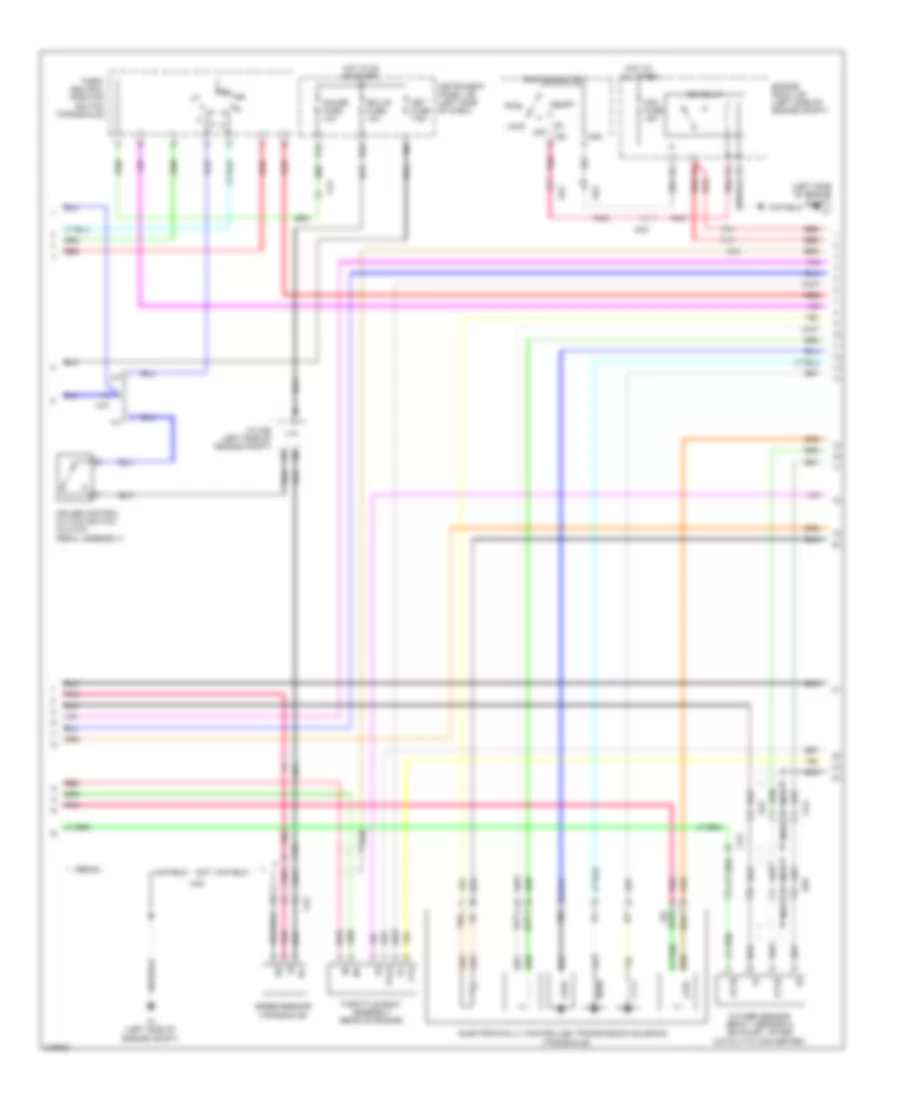 1.5L, Engine Performance Wiring Diagram (3 of 4) for Toyota Yaris 2011