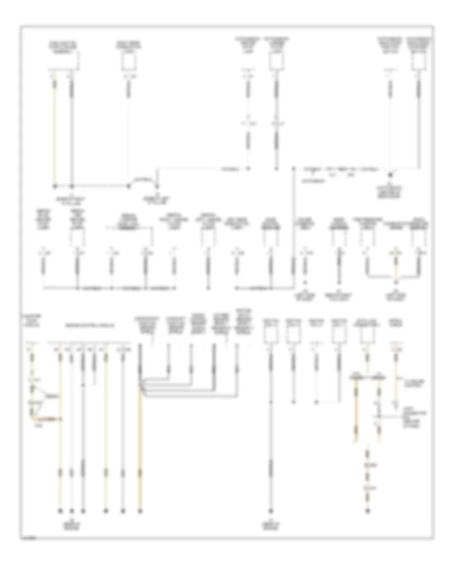 Ground Distribution Wiring Diagram 1 of 3 for Toyota Yaris 2011