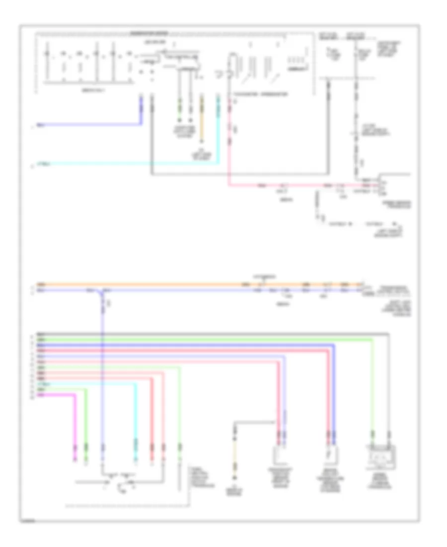 Transmission Wiring Diagram (2 of 2) for Toyota Yaris 2011