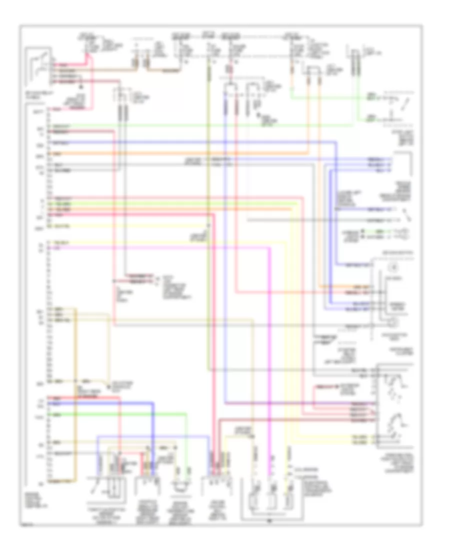 Transmission Wiring Diagram for Toyota Celica ST 1996