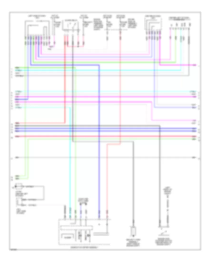 Forced Entry Wiring Diagram, with Smart Key System (4 of 5) for Toyota 4Runner Limited 2012