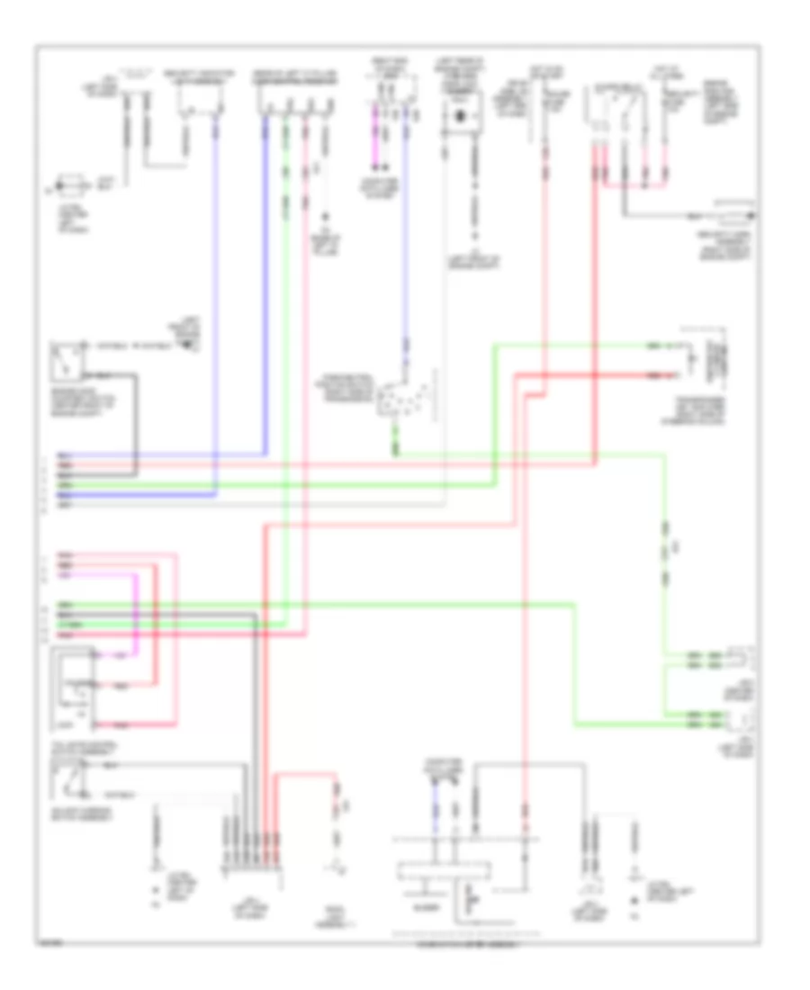 Forced Entry Wiring Diagram without Smart Key System 3 of 3 for Toyota 4Runner Limited 2012