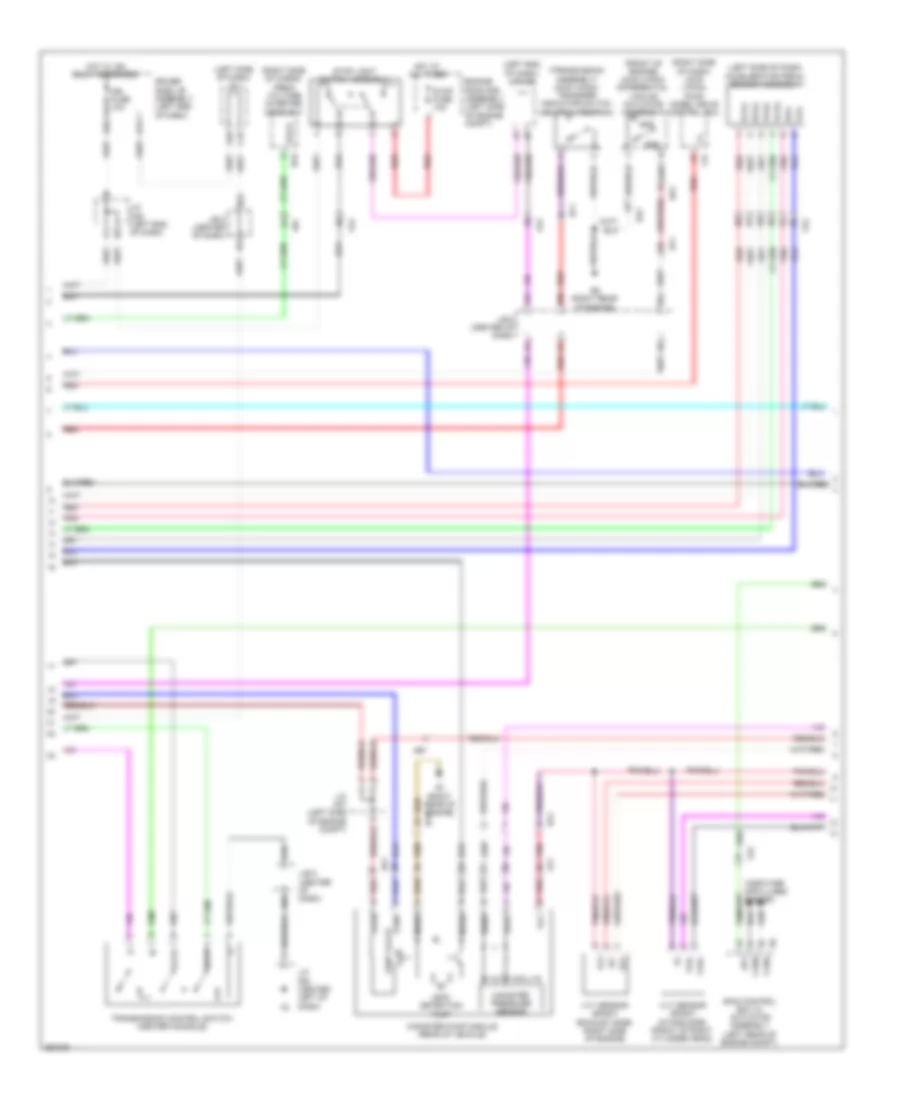 4.0L, Engine Performance Wiring Diagram (2 of 6) for Toyota 4Runner Limited 2012