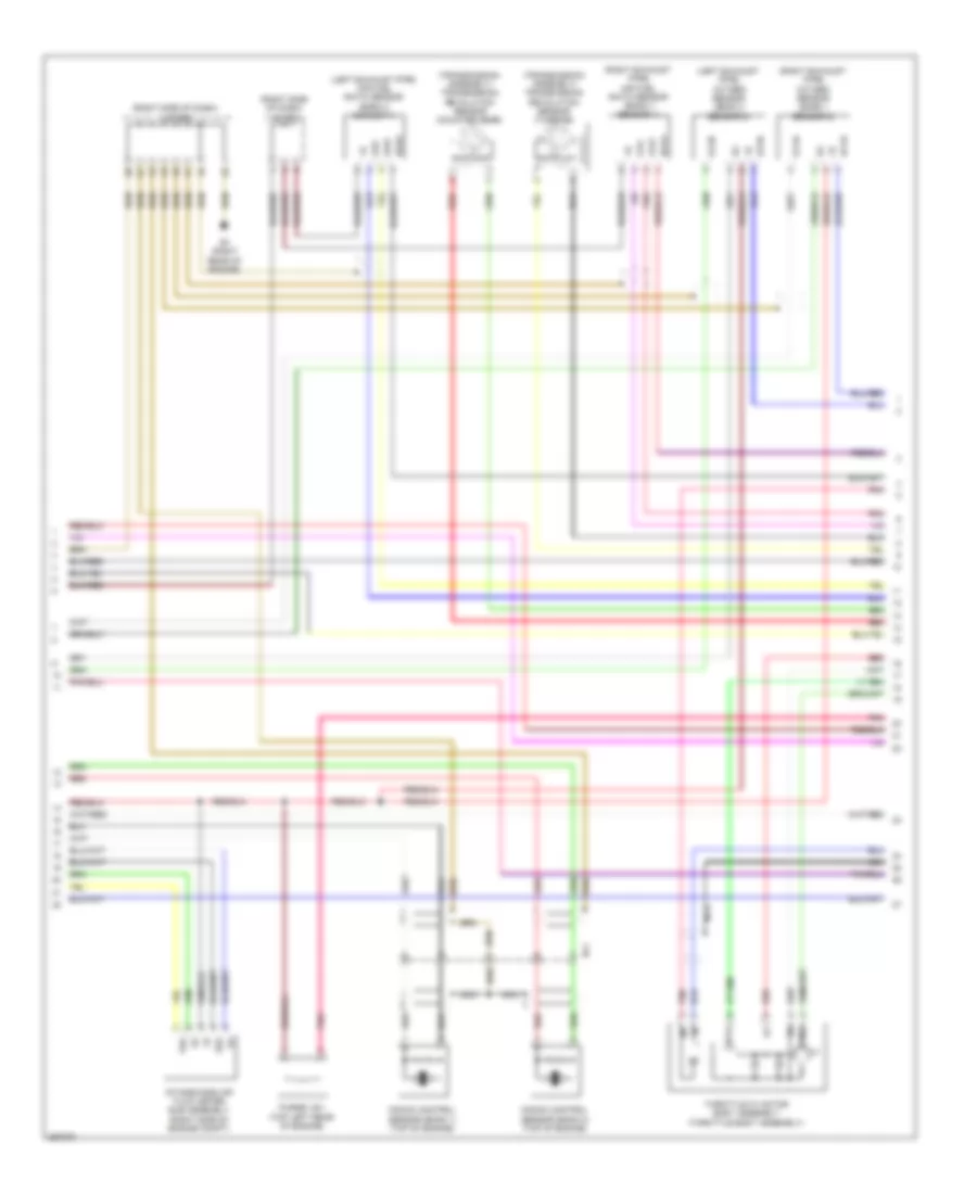 4.0L, Engine Performance Wiring Diagram (5 of 6) for Toyota 4Runner Limited 2012