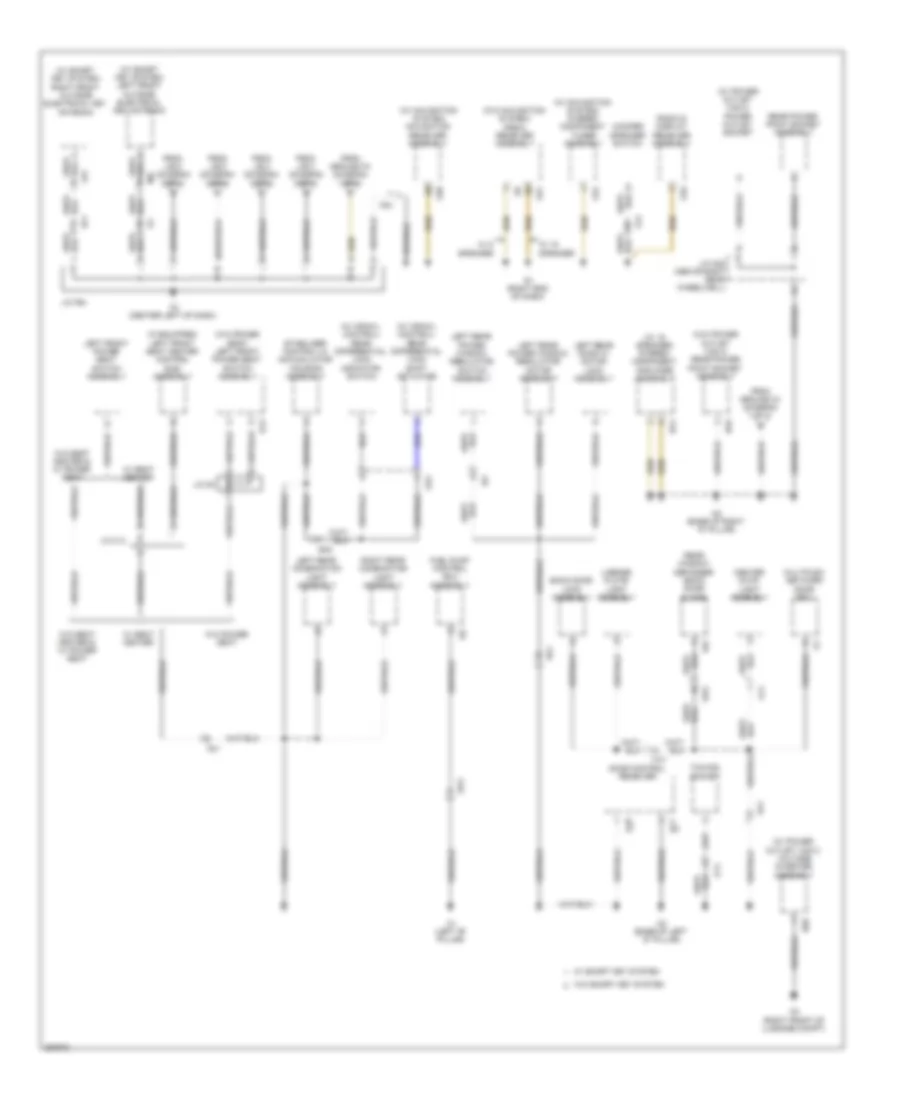 Ground Distribution Wiring Diagram 4 of 4 for Toyota 4Runner Limited 2012