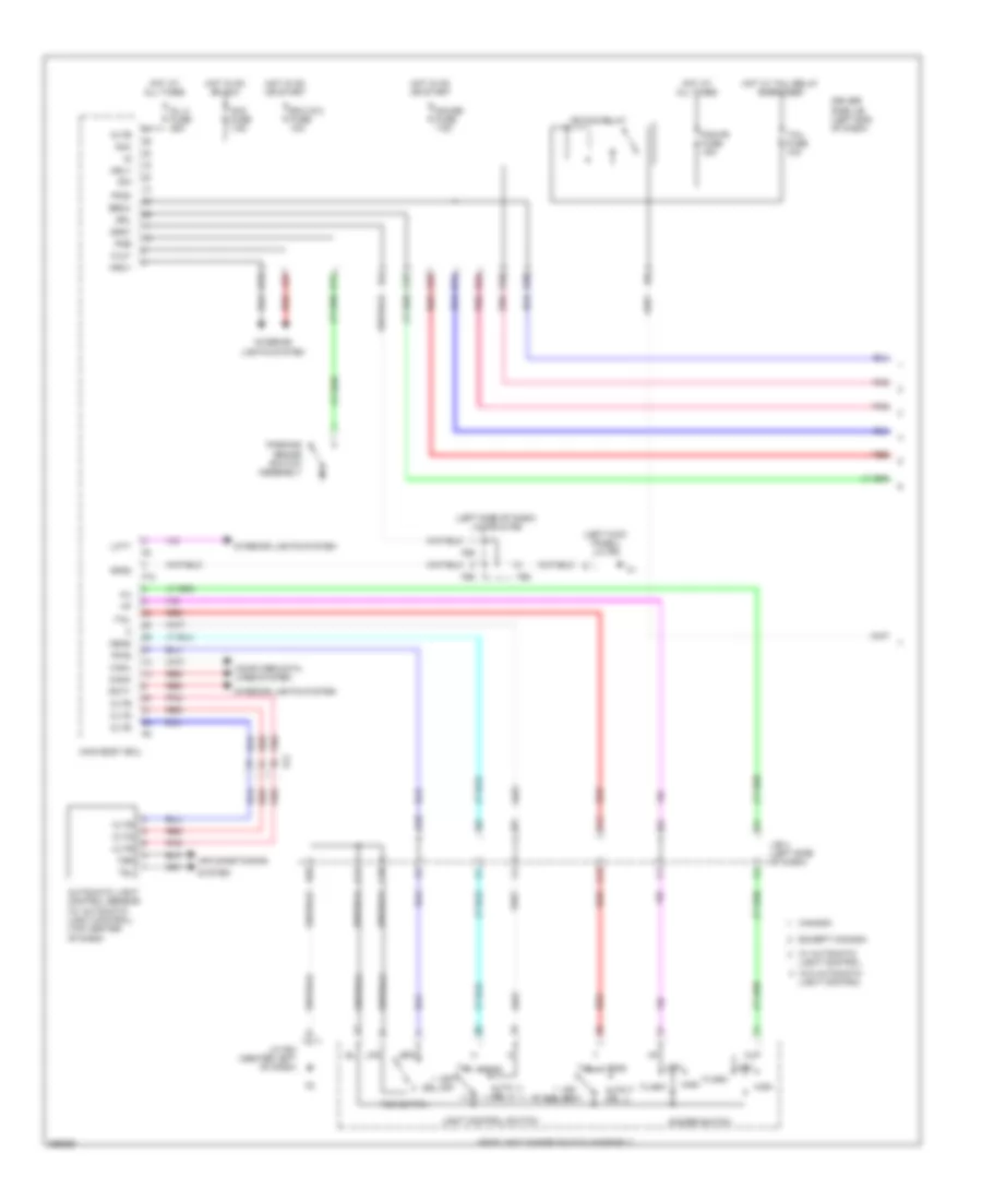 Headlights Wiring Diagram 1 of 2 for Toyota 4Runner Limited 2012