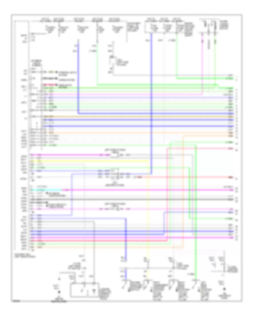 Forced Entry Wiring Diagram, Hybrid (1 of 4) for Toyota Camry LE 2007