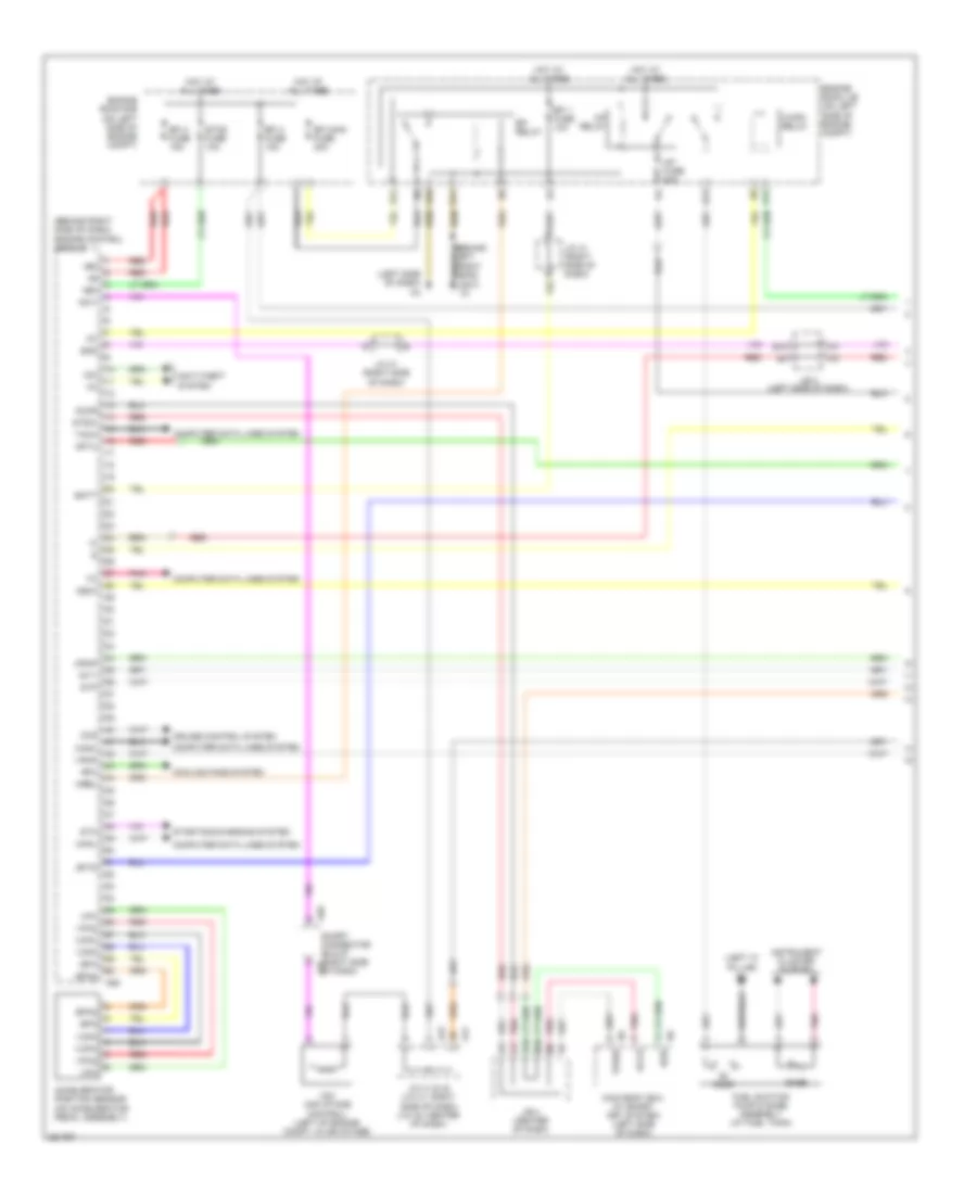 3.5L, Engine Controls Wiring Diagram (1 of 5) for Toyota Camry LE 2007