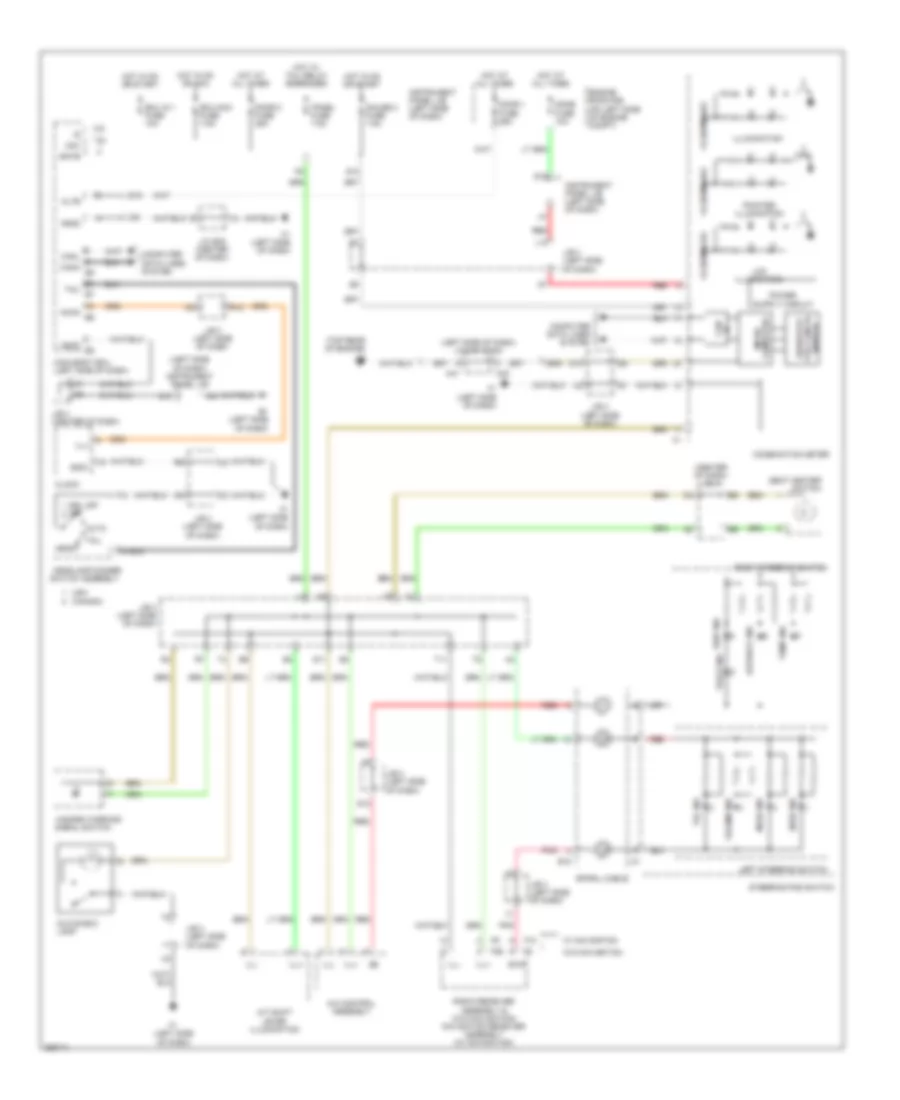Instrument Illumination Wiring Diagram, Hybrid for Toyota Camry LE 2007