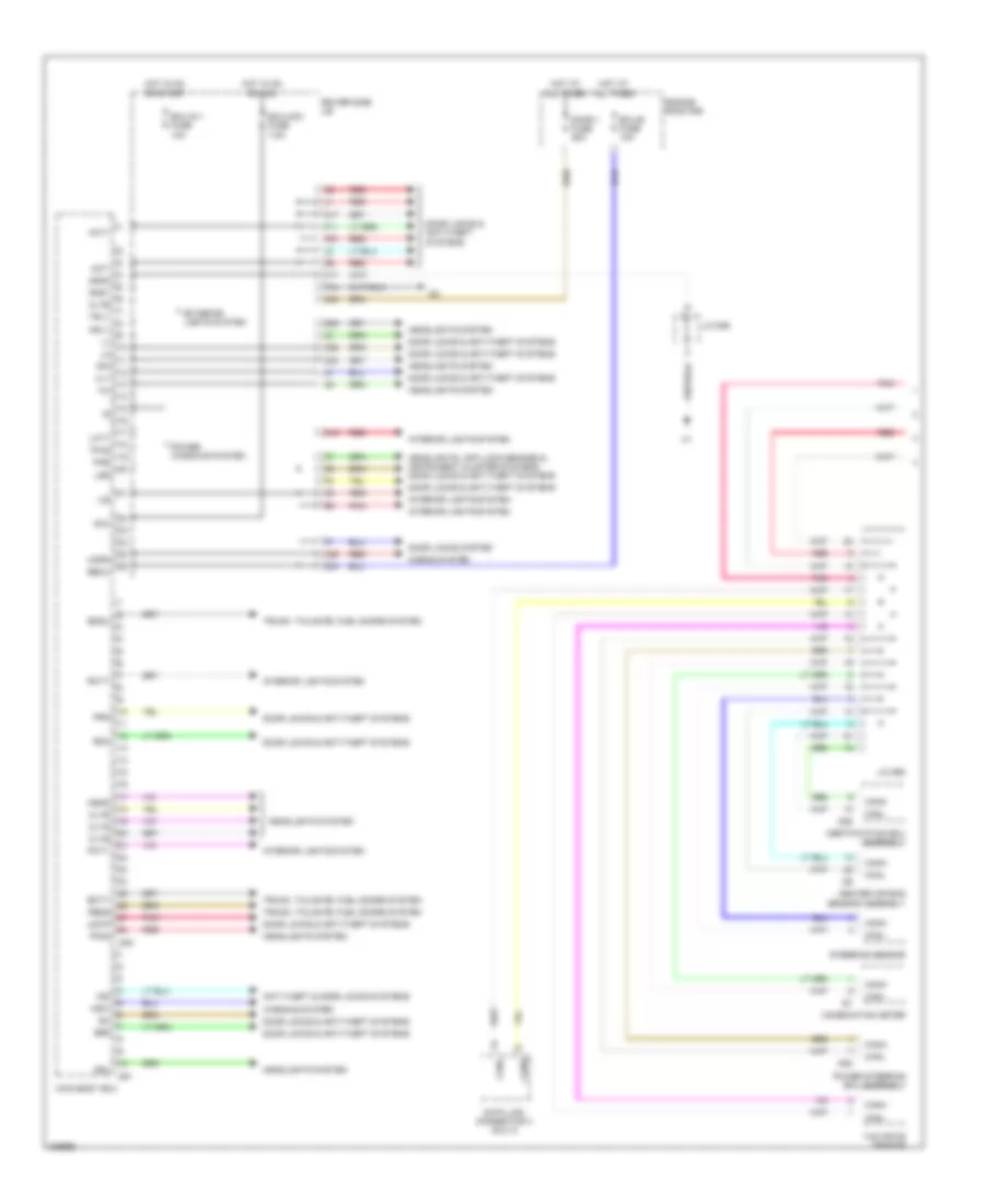 Body Control Modules Wiring Diagram 1 of 2 for Toyota Venza 2009