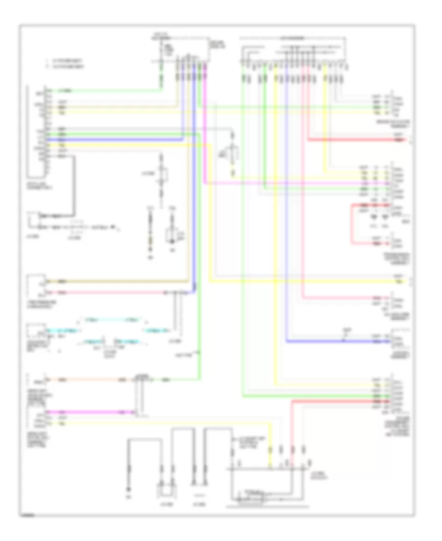 Computer Data Lines Wiring Diagram 1 of 2 for Toyota Venza 2009