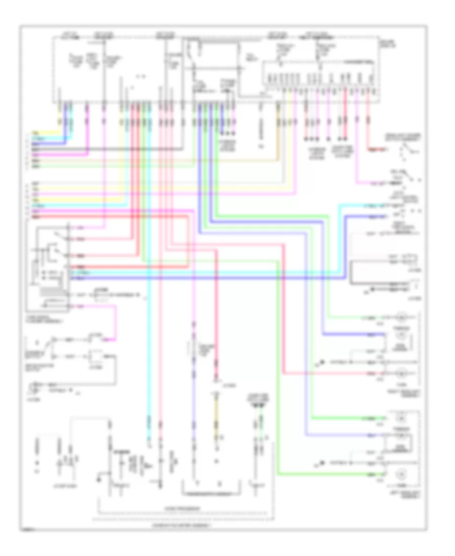 Exterior Lamps Wiring Diagram 2 of 2 for Toyota Venza 2009