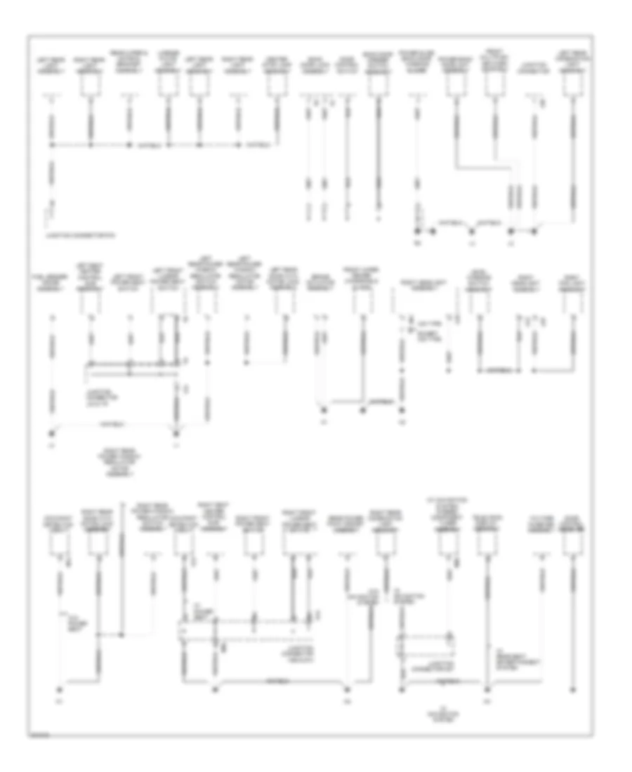 Ground Distribution Wiring Diagram (3 of 4) for Toyota Venza 2009