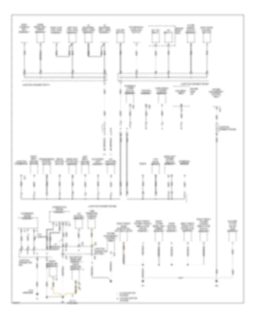 Ground Distribution Wiring Diagram (4 of 4) for Toyota Venza 2009