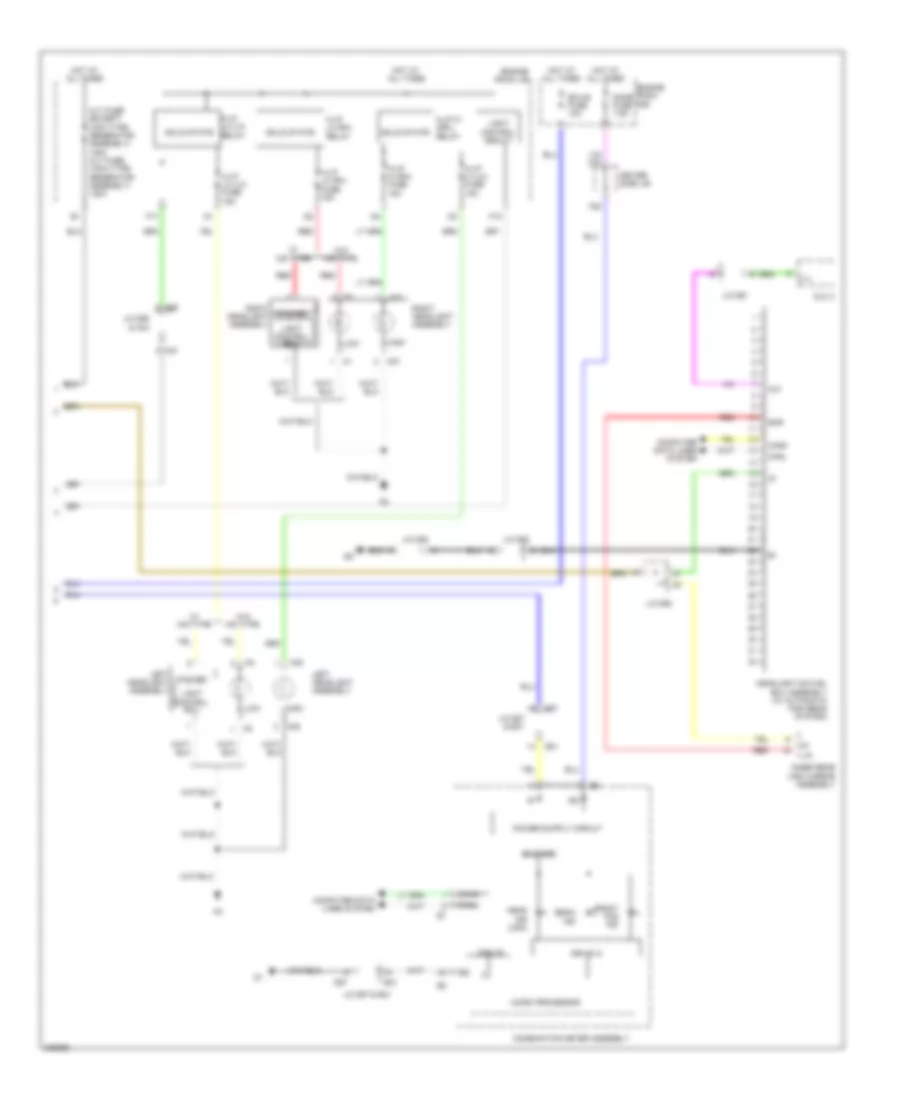 Headlamps Wiring Diagram (2 of 2) for Toyota Venza 2009