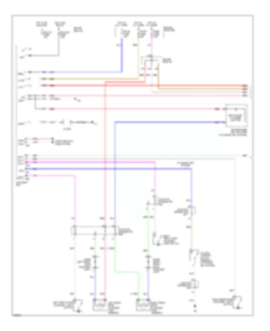 Courtesy Lamps Wiring Diagram 1 of 2 for Toyota Venza 2009