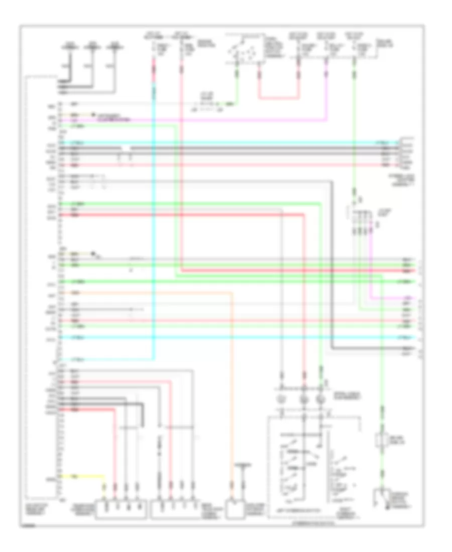 Navigation Wiring Diagram 1 of 3 for Toyota Venza 2009