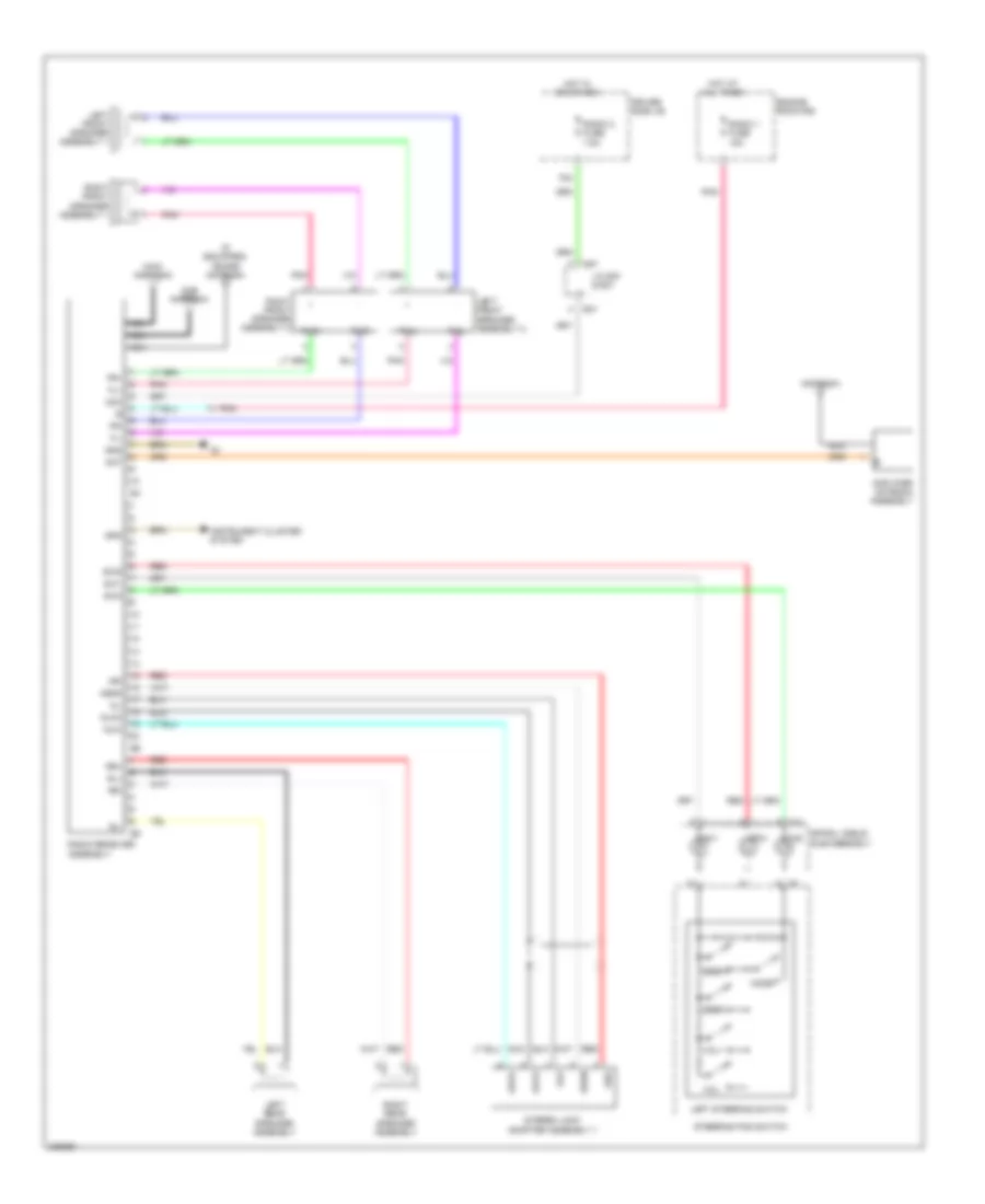 6 Speaker System Wiring Diagram for Toyota Venza 2009