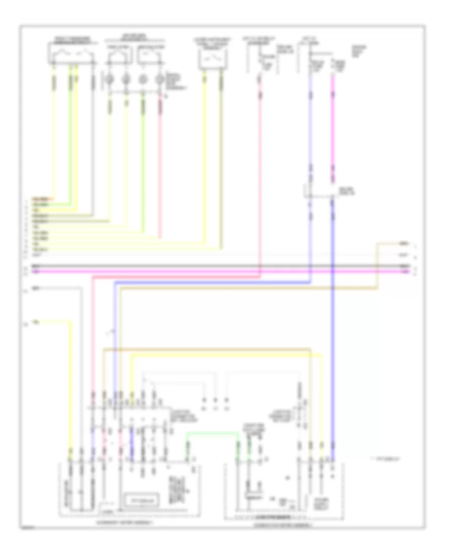 Supplemental Restraints Wiring Diagram (2 of 3) for Toyota Venza 2009
