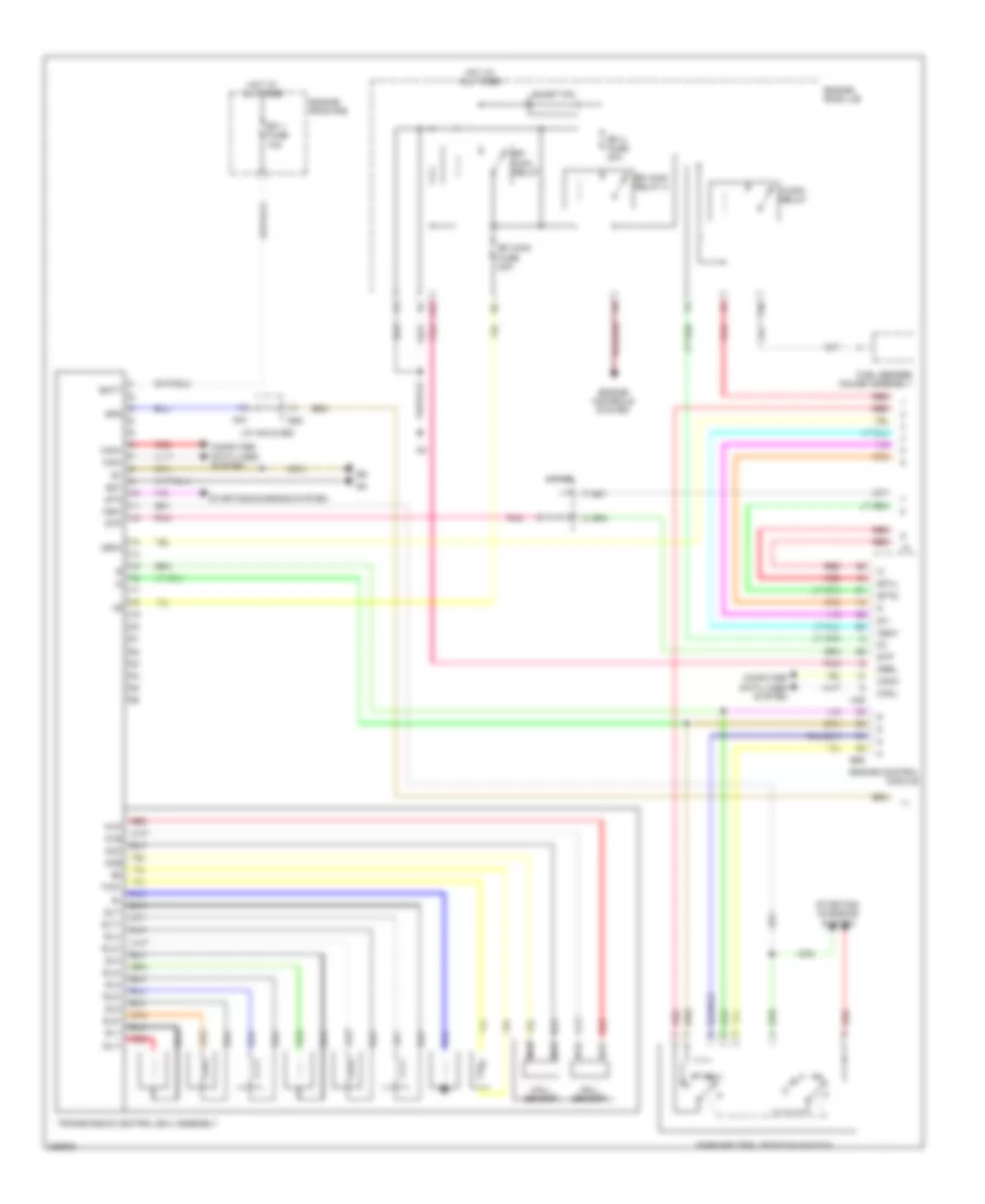 2.7L, AT Wiring Diagram (1 of 2) for Toyota Venza 2009