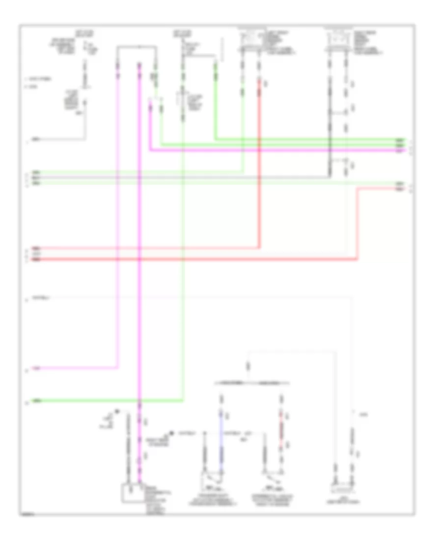 Anti lock Brakes Wiring Diagram 2 of 3 for Toyota 4Runner SR5 2012