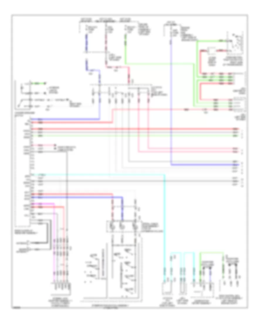 Navigation Wiring Diagram with Built in Amplifier 1 of 3 for Toyota 4Runner SR5 2012