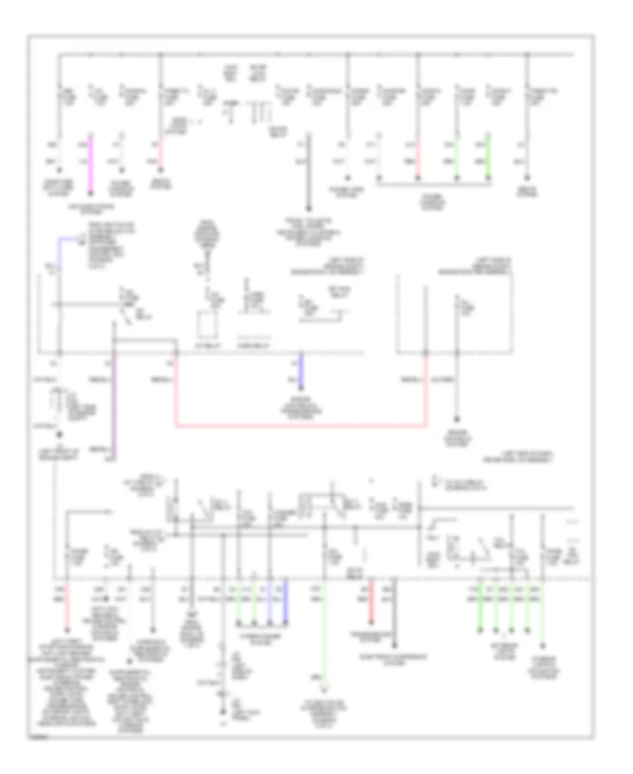 Power Distribution Wiring Diagram (3 of 4) for Toyota 4Runner SR5 2012
