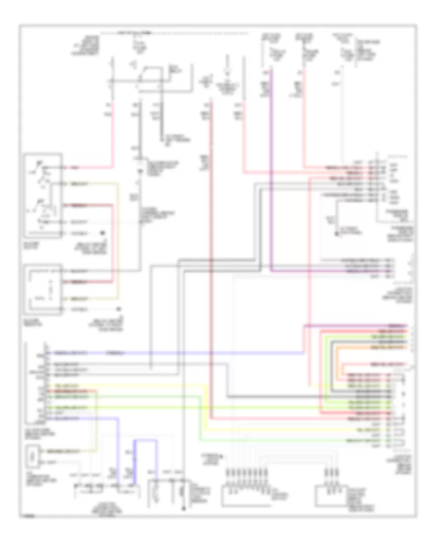 Manual A C Wiring Diagram 1 of 2 for Toyota RAV4 L 2003