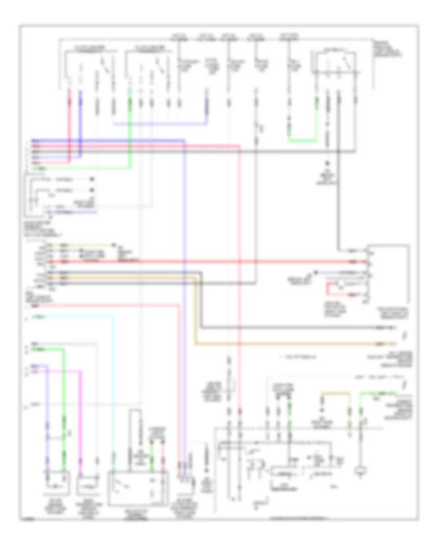 Automatic AC Wiring Diagram (2 of 2) for Toyota Corolla L 2014