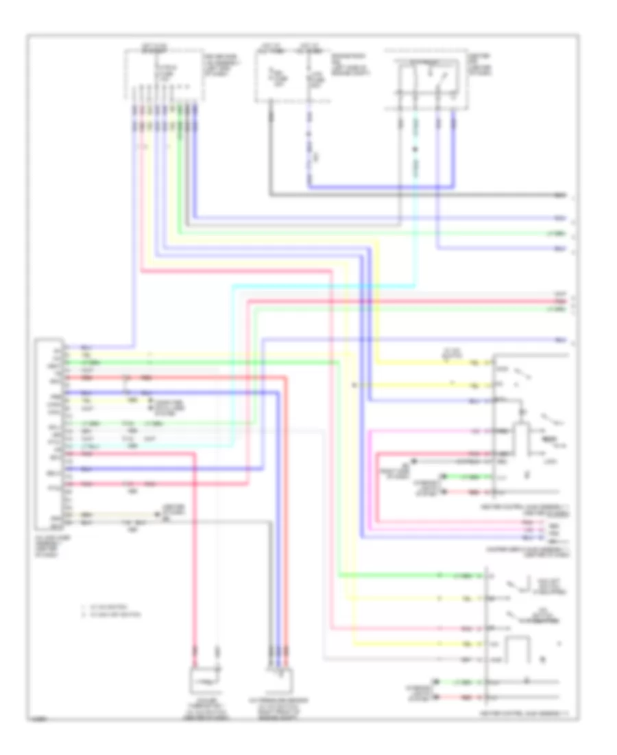 Manual A C Wiring Diagram 1 of 3 for Toyota Corolla L 2014