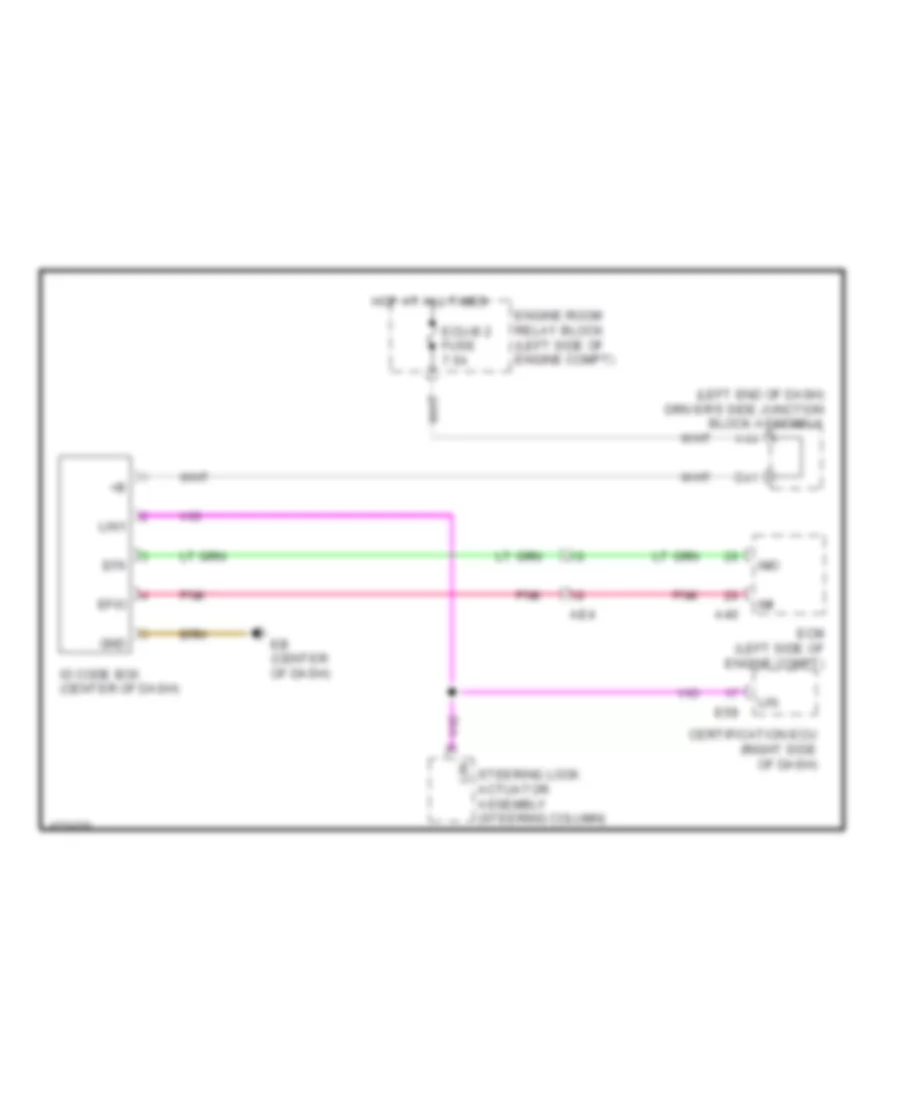 Immobilizer Wiring Diagram, with Smart Key System for Toyota Corolla L 2014