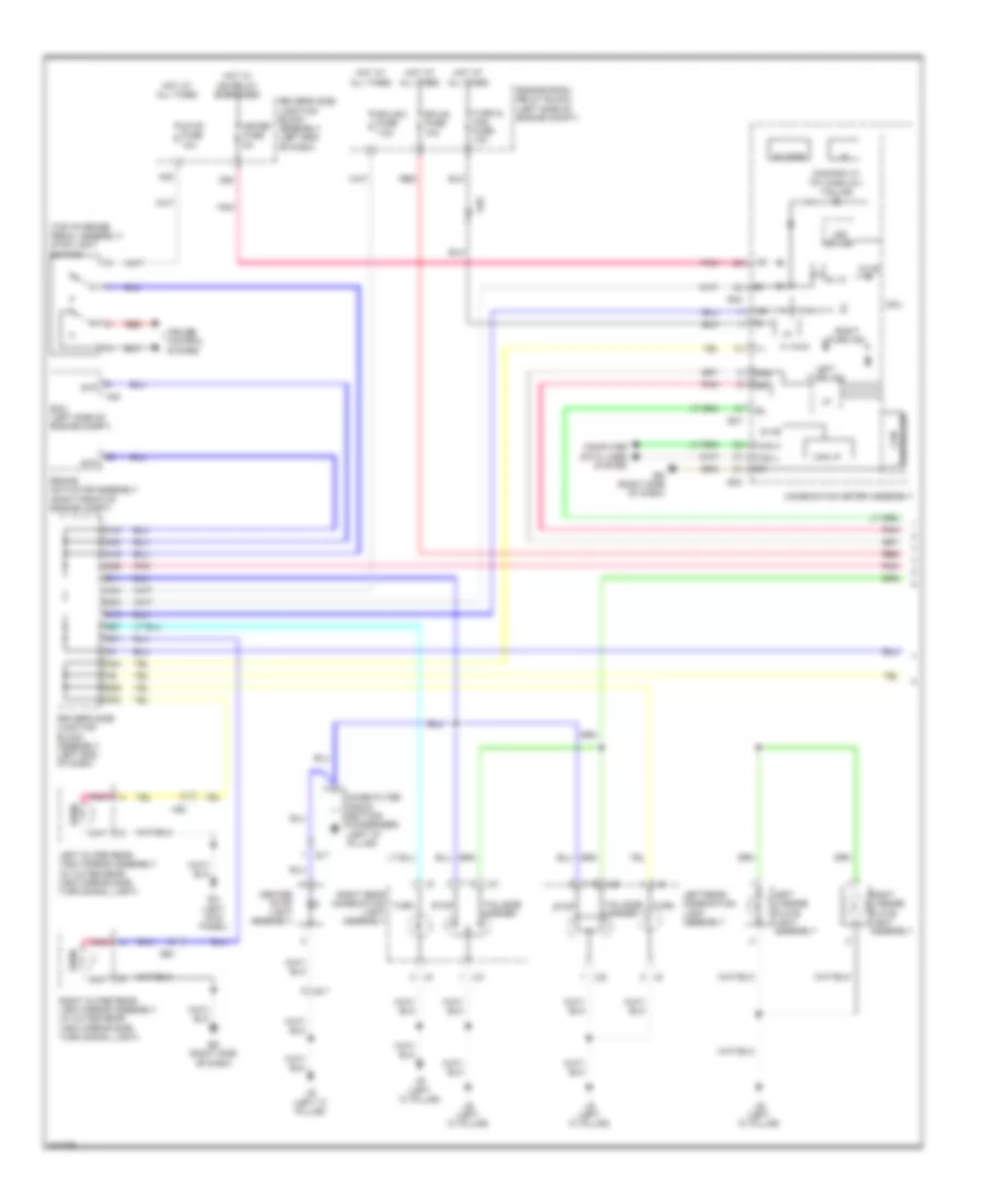 Exterior Lamps Wiring Diagram 1 of 2 for Toyota Corolla L 2014