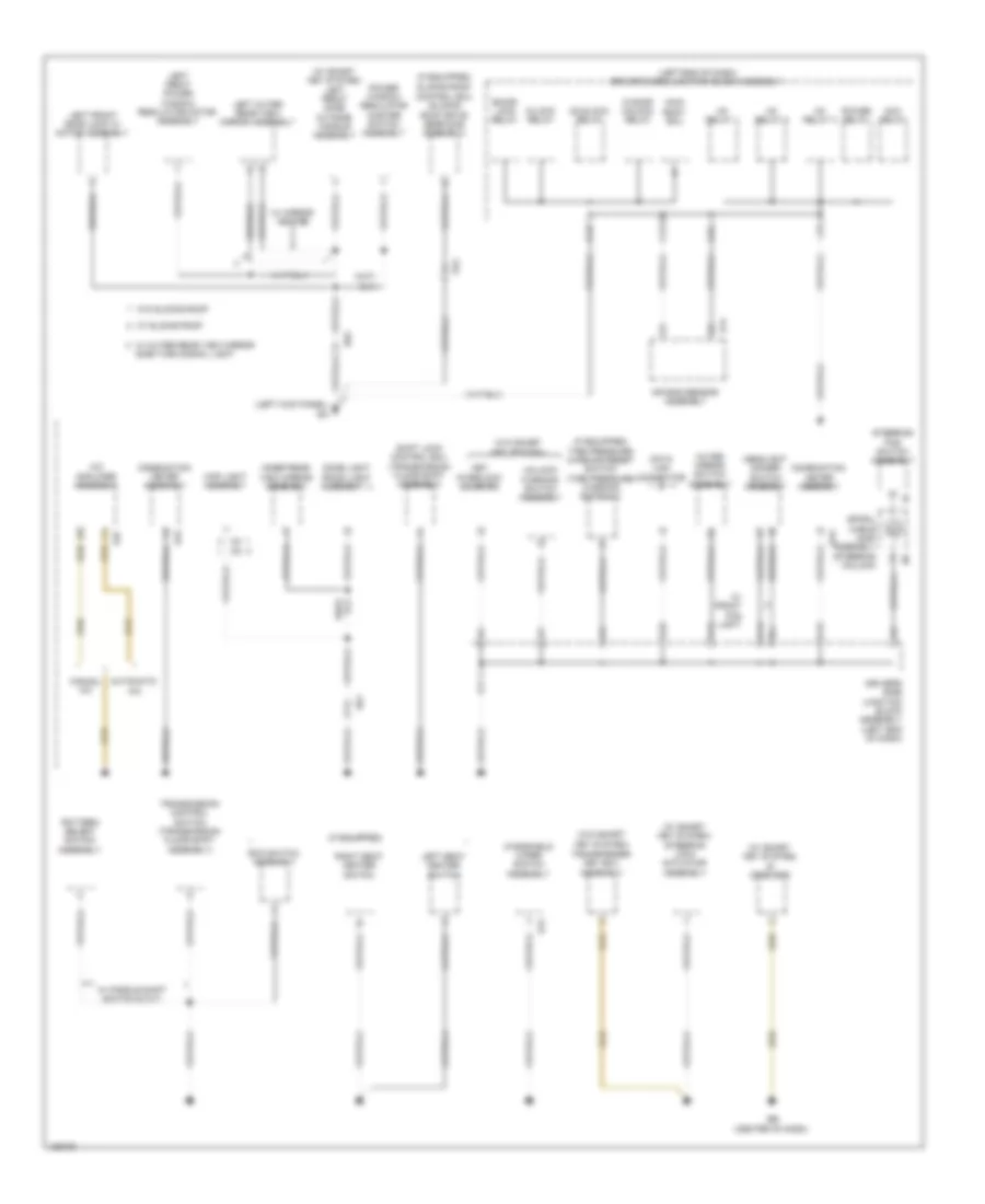 Ground Distribution Wiring Diagram (5 of 5) for Toyota Corolla L 2014