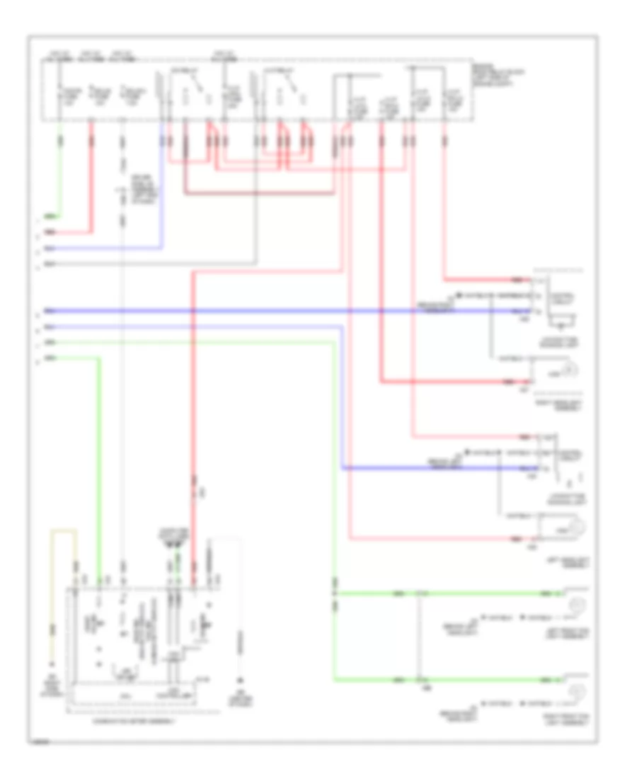 Headlights Wiring Diagram (2 of 2) for Toyota Corolla L 2014
