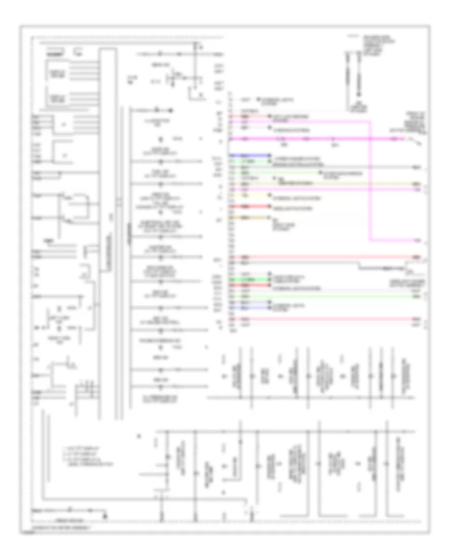 Instrument Cluster Wiring Diagram 1 of 3 for Toyota Corolla L 2014