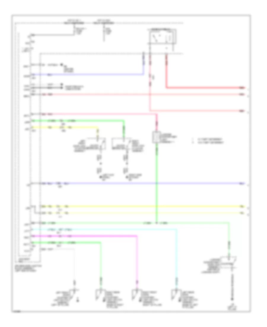 Courtesy Lamps Wiring Diagram 1 of 2 for Toyota Corolla L 2014