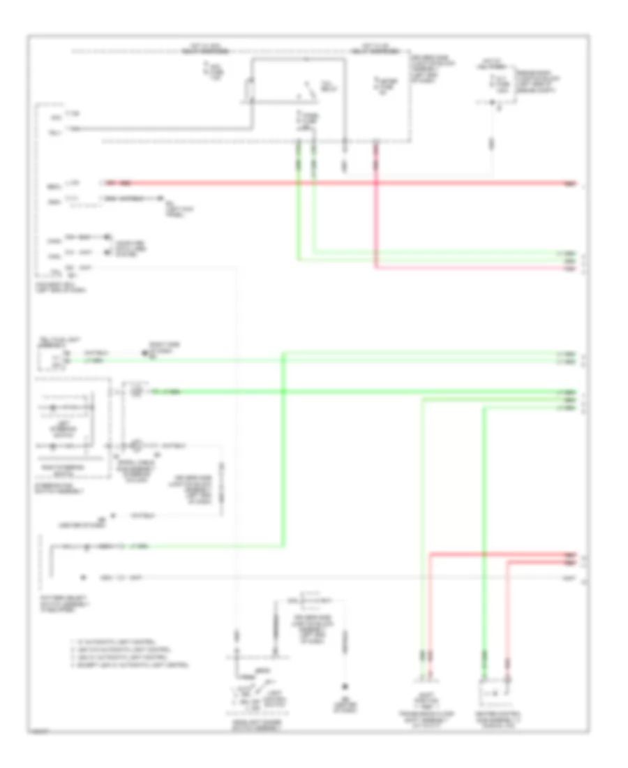 Instrument Illumination Wiring Diagram 1 of 3 for Toyota Corolla L 2014