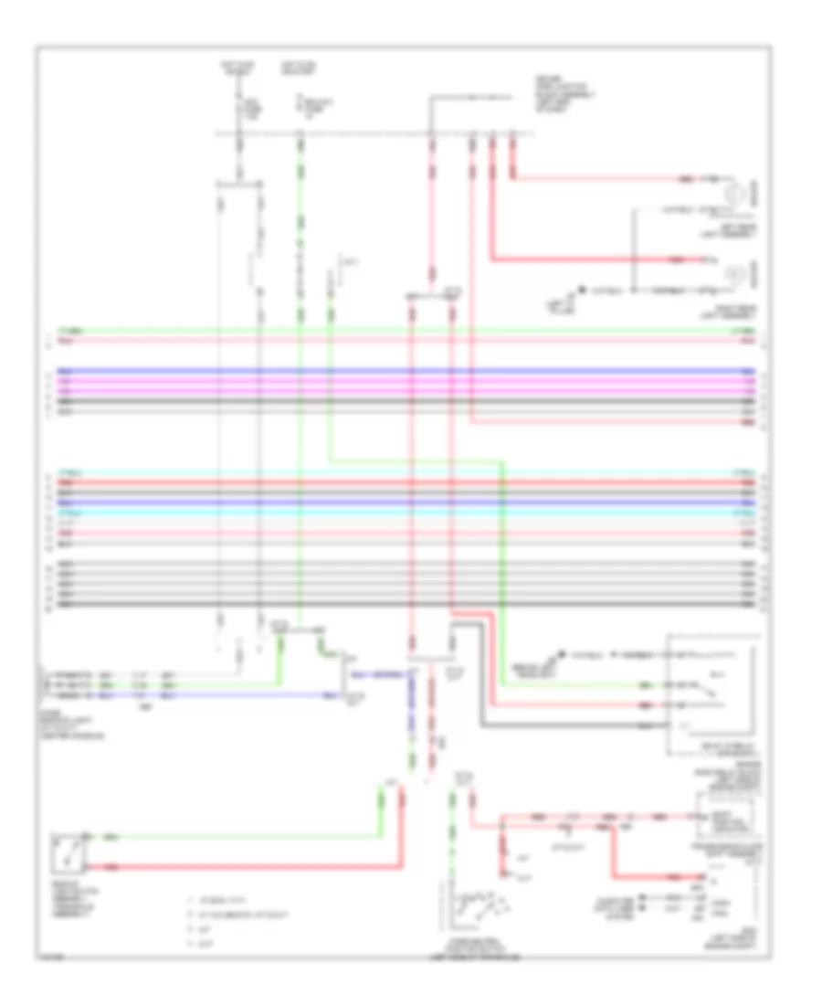 Navigation Wiring Diagram (2 of 3) for Toyota Corolla L 2014