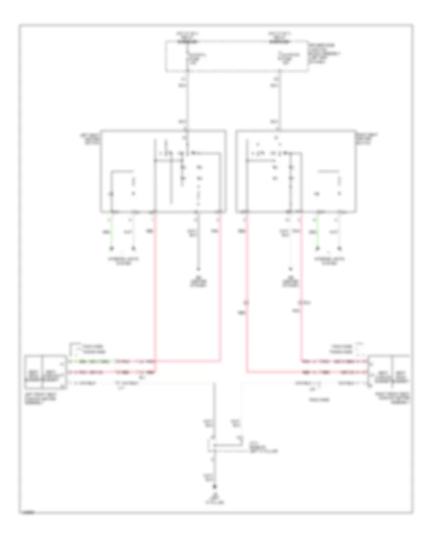 Heated Seats Wiring Diagram for Toyota Corolla L 2014