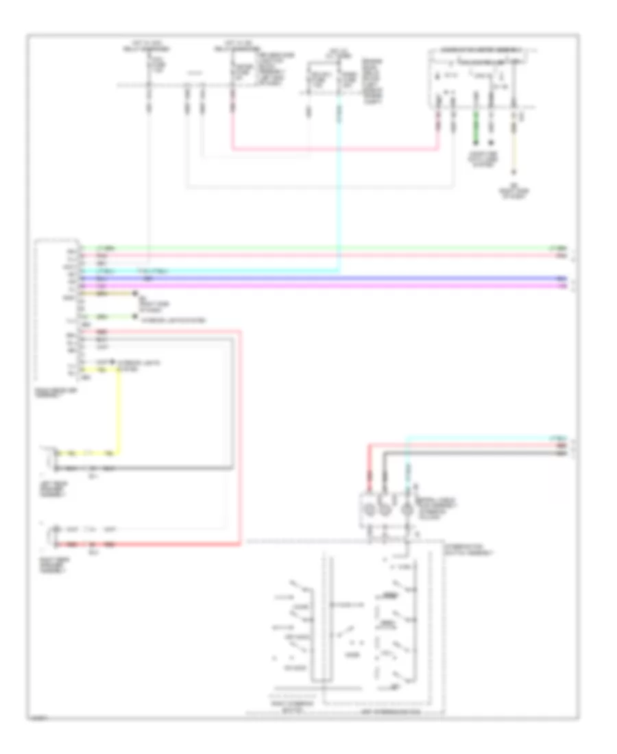 Radio Wiring Diagram without Radio  Display Receiver Type 1 of 2 for Toyota Corolla L 2014