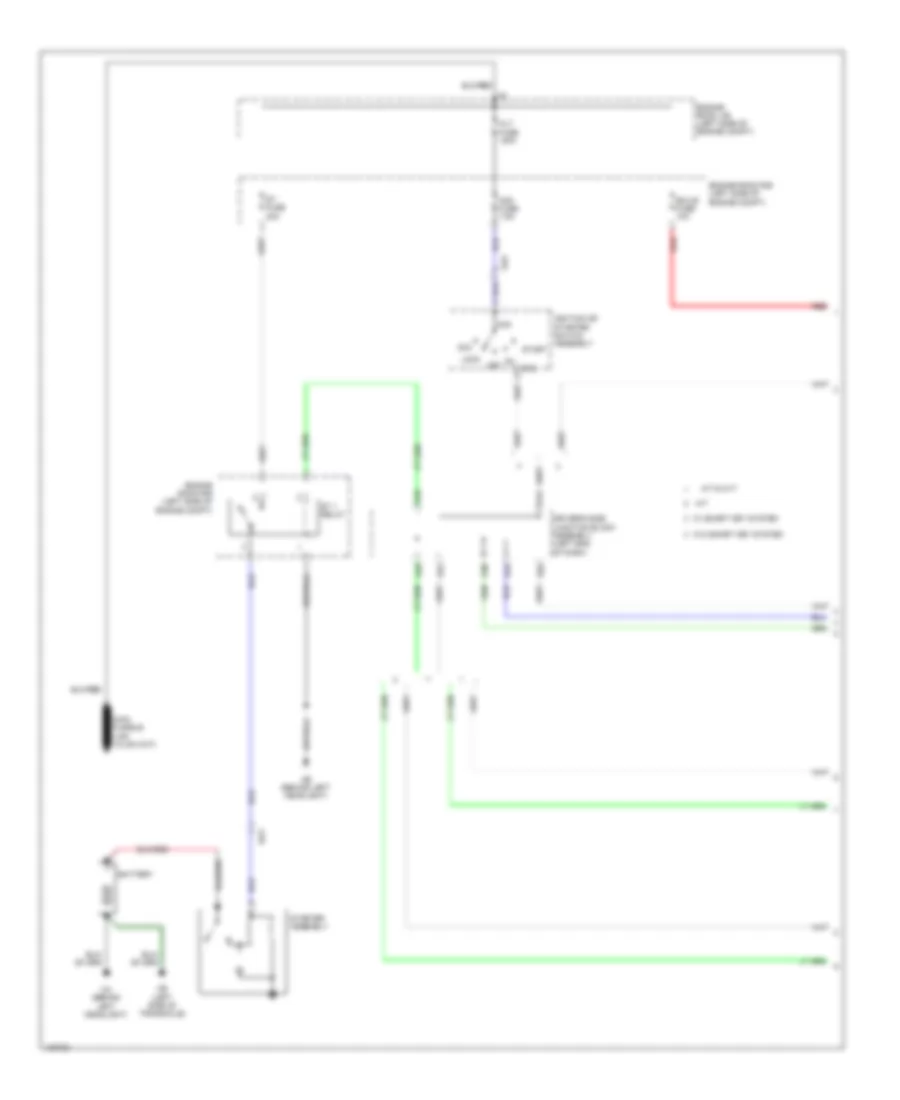 Starting Wiring Diagram (1 of 2) for Toyota Corolla L 2014